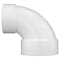 Charlotte Pipe And Foundry Charlotte Pipe 4 in. Hub X 3 in. D Hub PVC Elbow 1 pk PVC003290600 - alternate 5